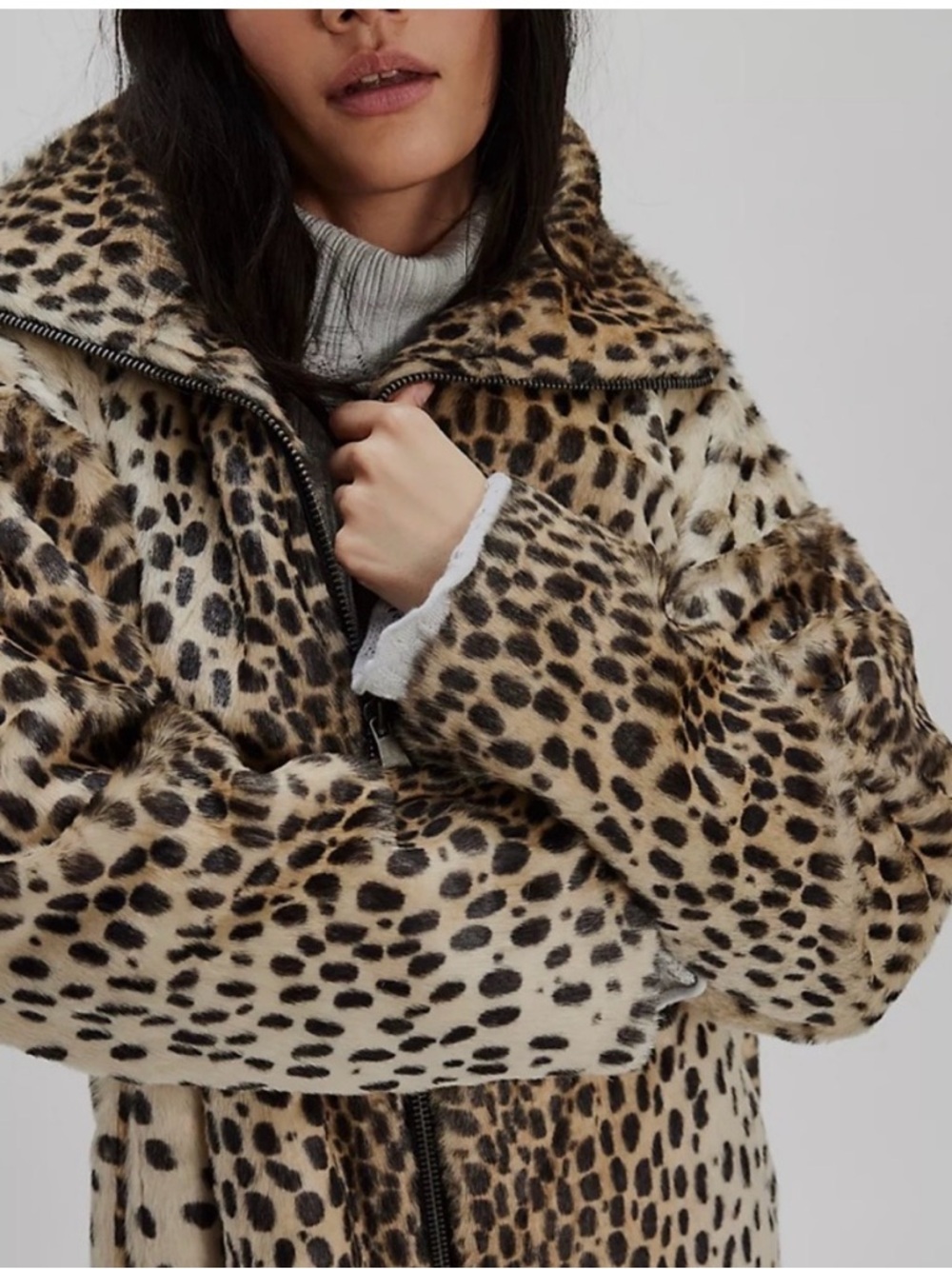 Free People Lana Leopard Duster. NWT. - Picture 5 of 7